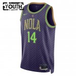 Maillot NBA New Orleans Pelicans Brandon Ingram Nike 2024-25 City Edition Violet Swingman - Enfant